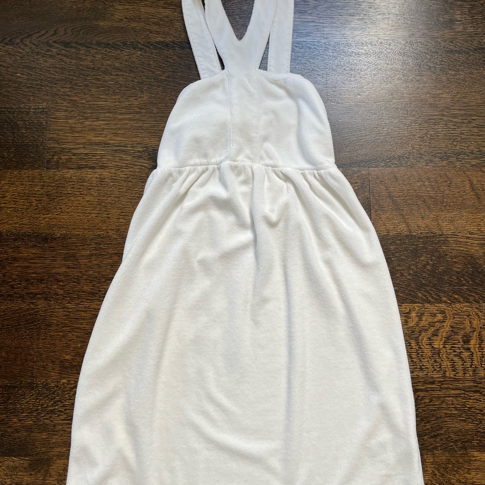 Juicy Couture white terry cloth beach cover up